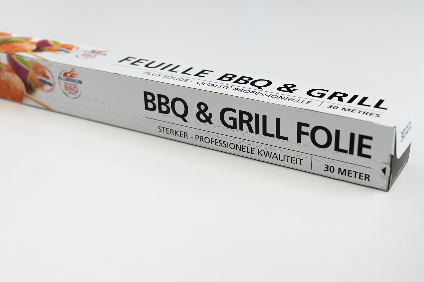BBQ & Grill Aluminium Folie 44cm x 30m extra dik 21my